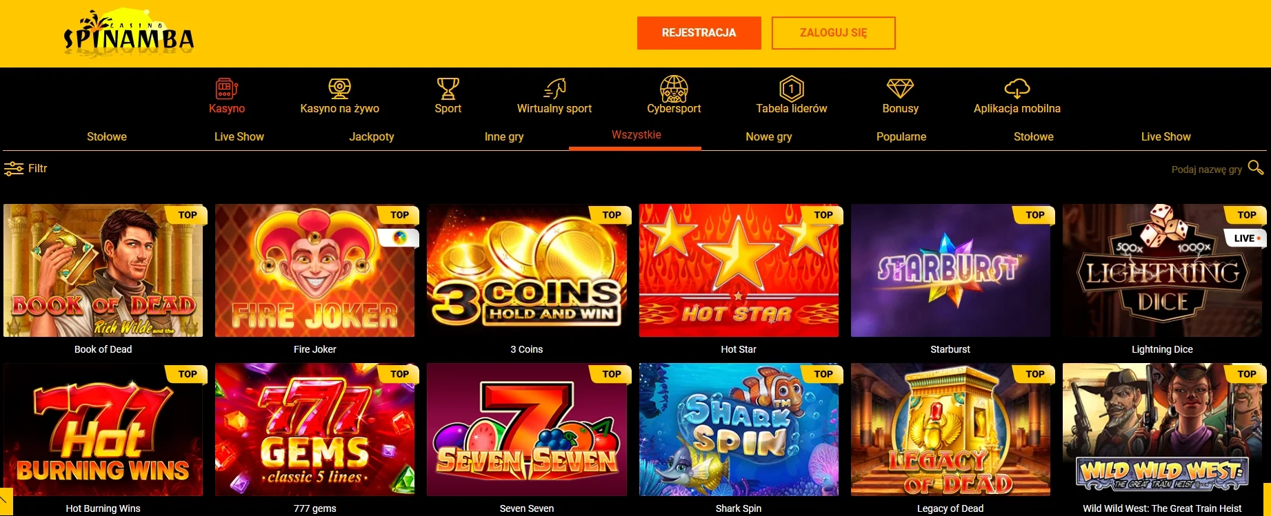 gry Casino Spinamba